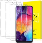 GiiYoon-3 PACK Screen Protector for Samsung Galaxy A50 /A30 /A20 /A50s /M31 /M30 /M30s /M21 Tempered Glass [HD Crystal Clear] [Easy Installation] [9H Hardness] Protective Film