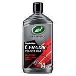 Turtle Wax 53412 Hybrid Solutions Ceramic Polish and Wax, Removes Car Scratches and Swirl Marks, Provides Water Repellency, Protection, and Shine, Hand or Machine Application, 14 oz. (Pack of 1)
