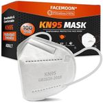KN95 Face Mask Disposable Adults - 100 Pack Adjustable KN95 Mask 5 Layer Protection Breathable Comfortable Respirator Women Men KN95 Face Mask Individually Wrapped