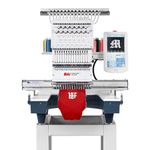 BAi Hat Embroidery Machine Multi Needle Mirror 1501,15 Needle Embroidery Machine with 13.7"*19.7" Large Embroidery Area,Commercial Embroidery Machine with Laser Positioning