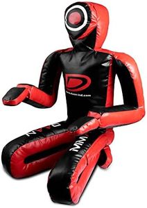 Daan Mma Grappling Dummy Judo Punching Bag Dummy BJJ Sitting Position Brazilian Jiu Jitsu Submission Dummy Self Defense Training Wrestling Vinyl Dummy 6FT UNFILLED