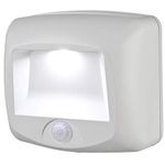 Mr. Beams MB530 Wireless Battery-Operated Indoor/Outdoor Motion-Sensing LED Step Light, White