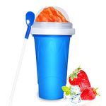 Color Land Slushy Cup DIY Sluhie Maker Cup Pinch Cups TIK TOK Frozen Magic Squeeze Cup Cooling Maker Cup Freeze Mug Milkshake Tools Portable Smoothie Mug