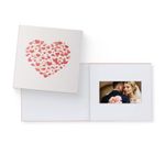 Heirloom Heart Video Book - Create Your Own Digital Greeting Card Gift with Your Memories - Anniversary, Christmas, Wedding - Plays 10 Minutes of Video and Photos