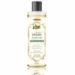 Khadi Herbal 100% Pure & Natural Argan Hair Oil, with the Goodness of Olive oil & Sunflower Oil, for Dry & Frizzy Hairs 200ml with khadi india logo