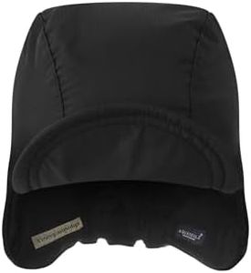 SEALSKINZ | Kirstead | Waterproof Extreme Cold Weather Hat | Fleece Lined | for Outdoor Adventure | Protects Against Wind & RainBlack, L