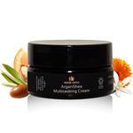 Terre Verdi Certified Organic Face Balm - ArganShea Multitasking Cream - Face Moisturiser & Hydrating Mask with Soothing Argan Oil, Shea Butter, Calendula - Vegan Cruelty Free Organic Skincare - 50ml