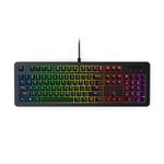 Lenovo Legion K310 RGB Wired Gaming Keyboard, Quiet Key Membrane Switches, Ultra-Fast Reaction Times with Tactile Keys,5-Zone RGB Illumination, Compact Design