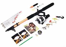 FLADEN Matt Hayes Adventure (1.8m/6ft) Multi-Species All Round Telescopic Complete Fishing Set with Rod Reel Line Hooks and Spinners [99-6085050]