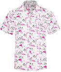 APTRO Men's Hawaiian Shirt Short Sl