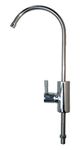 Mini Swan Neck Drinking Water Filter Tap, Modern Chrome Finish, Fits All Water Filter Systems & RO