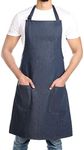 Denim Apron 100% Cotton with 3 Pock