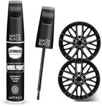 Matte Black Rim Touch Up Paint - Wheel Repair Kit Curb Rash, Quick And Easy Wheel Scratch Repair, Rim Paint For Car Wheel Repair