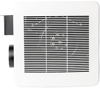 Zion Z-80T 80 CFM Ultra Quiet Bathroom Exhaust Fan 1.1 Sones Bathroom Fan Washroom Ventilation Fan 4" Duct Size Retrofit