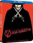 V For Vendetta (Limited Collector’s Edition Steelbook) (Blu-ray + Digital HD) (Uncut | Region Free Blu-ray | UK Import)