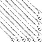 30 Pack Necklace Chains 2mm Stainle