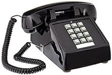 Cortelco Desk Phone, Black (250000-
