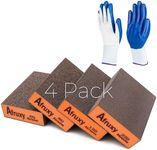 Afruxy 4 Pack Extra Fine Sanding Bl