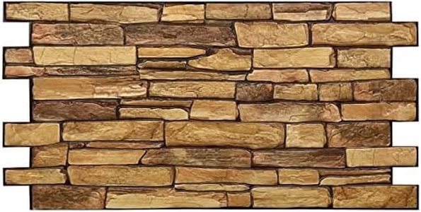 Circa 7 mq/15 BALDOSAS DE PVC 3D paneles de pared revestimiento de paredes PVC imitación madera o piedra o mosaico espesor 1 mm! ¡Gran elección!