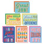 S&O Employee Appreciation Cards with Pop Color Envelopes - Boxed Thank You Note Cards for Handwritten Notes - Staff Appreciation Cards Bulk Set of 24 - Employee Thank You Cards for Team Appreciation