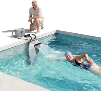 iGarden Portable Swim Jet X AIR for Pool, Swim Current Machine with 5-Gear Adjustable Flow, No Installation, Up to 2.5h Runtime, App Control, 790GPM Pool Current Generator Training & Fun