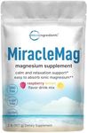 MiracleMag Calm Magnesium Powder, 2lb | Magnesium Citrate Supplement | Sweet Raspberry Lemon Flavored | Calm & Relaxation Mineral Support | Easily Absorbed Ionic Magnesium | Non-GMO, Vegan, Sugar Free