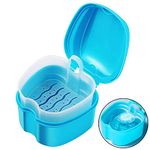 Retainer Case Portable,Denture Box Easy-Clean