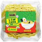 Low Carb Noodles, Keto Ramen Noodles Low Salt, high fibre, high protein noodles. Use for keto pasta. Stir fry, soup or low carb pasta. More al-dente than konjac & shirataki noodles. (6 x 59g Packs)