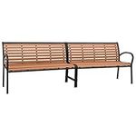 vidaXL Patio Garden Bench - Steel a