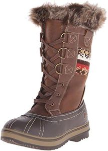 Northside Women's Bishop Snow Boot, Tan/Nordic, 7 M US