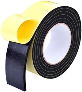 1Roll 16.4FT Hat Tape Size Reducer Foam Reducing Tape Roll Self-Adhesive Hat Sizing Tape Hat Size Reducing Tape Hat Size Reducer Hat Bands Hat Size Tape for Men Women Cap Hat(Black)