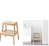 IKEA BEKVÄM Solid Beech Step Stool (50 cm)