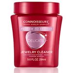 CONNOISSEURS Premium Edition Jewelry Cleaner Solution Pick from Delicate, Fine or Silver Jewelry Cleaner, Value Size, 9.6 Ounce, 9.6 oz, no gemstone