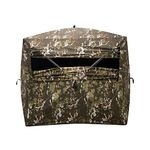 Barronett Blinds® Wide Side 95, Portable Hunting Blind, Side-by-Side Hub Blind, Huge Interior, Panoramic Shooting Window, 2-Person, Crater™ Harvest, 75” x 79” x 95”, WS95CH