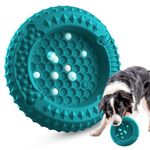 Jewyow Dog Toys for Aggressive Chewers,Indestructible Natrual Rubber Dog Toy for Large Medium Small Dogs,Beef Flavor Tough Dog Chew Toy,Stress Release Game for Boredom Enrichment Toys (Green)