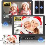 12" Dual Portable DVD Player for Ca