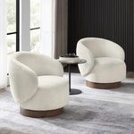 KISLOT Swivel Accent Chair Round Ba