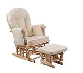 Kidzmotion Serenity Nursing Glider maternity chair with footstool … (Natural)