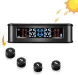 Skyshop® Solar M200 Prime TPMS External USB/Solar TPMS (Car Tyre Pressure Monitoring System) Tire Pressure & Temperature Display