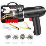 Serplex® 200W Cordless Plastic Welder, Plastic Welding Kit with 400PCS Hot Stapler, Rechargeable Plastic Welder Gun with 5000mAh Battery, Welding Machine Car Bumper Repair Kit for Bumper/Kayak/Plastic