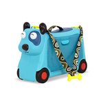 B. Toys - Woofer On The Gogo - 3 in 1 Ride-On Suitcase, Hand Luggage and Storage Blue Dog for Toddlers with Lights and Sounds (BX1572Z)