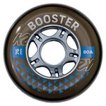 K2 Skates Unisex – Adult Wheels Booster 76 mm 80A 4-Wheel Pack – Black – 76 mm – 30F3004