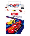 Disney Cars Toddler Bedding Set, Flash McQueen, Baby Duvet Cover 100 x 135 cm, Pillowcase 40 x 60 cm, Cotton