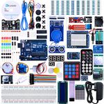 ELEGOO UNO R3 Project The Most Complete Ultimate Starter Kit Compatible with Arduino IDE w/TUTORIAL, UNO R3 Controller Board, LCD 1602, Servo, Stepper Motor