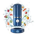 Fabenix Fruit and Vegetable Cleaning Machine, Fruit and Vegetable Cleaner, USB Wireless Food Purifier, Cleaner Device for Washing Fruits, Vegetables, Rice, Meat and Tableware (Blue)