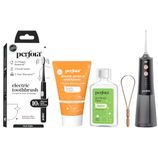 Perfora Kid,Teen,Adult Everyday Expert Care|Dark Night Electric Toothbrush|Dream Protect Toothpaste-Earl Grey Mint|Thyme Mint Mouthwash|Copper Tongue Cleaner|Water Flosser|Pack Of 5