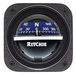 Ritchie Compass Ritchie V-537B Explorer Compass - Bulkhead Mount - Blue Dial