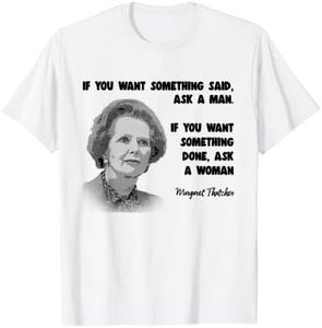 Margaret Thatcher feminist political Conservative Tory T-Shirt