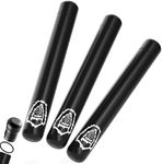 UkGlass 3 Pack - Joint Tube Kit - Metal Doob Tube Cigarette Holders - Tobacco Smoking Accessories Tube Cigarette Container (3 Pack), Black Set