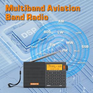XHDATA D-808 Portable Radio – AM/FM/SW SSB Receiver with LCD Display